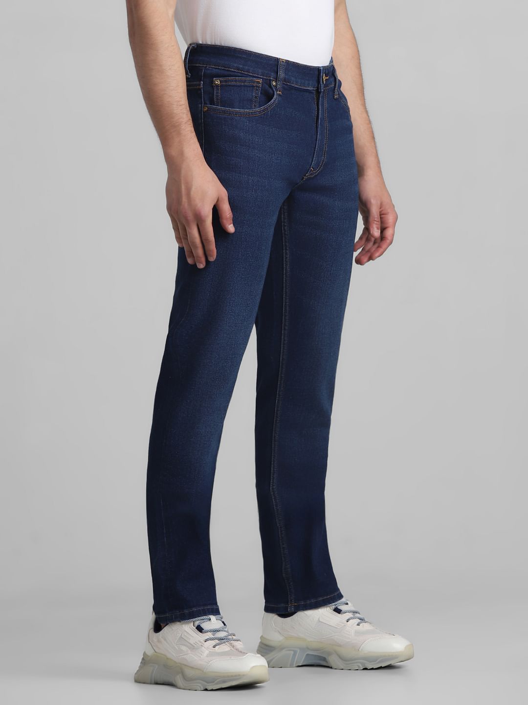 Blue Low Rise Ben Skinny Fit Jeans