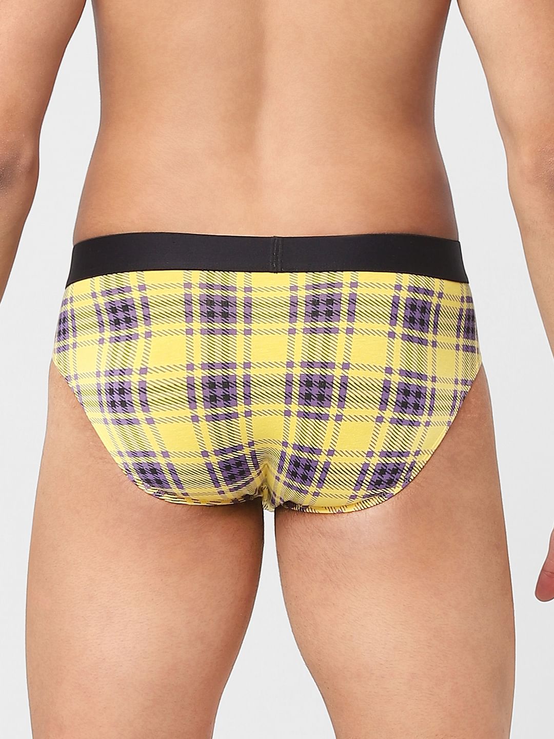 Yellow Check Briefs