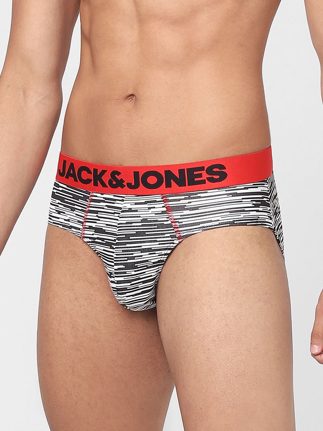 Black Printed Briefs