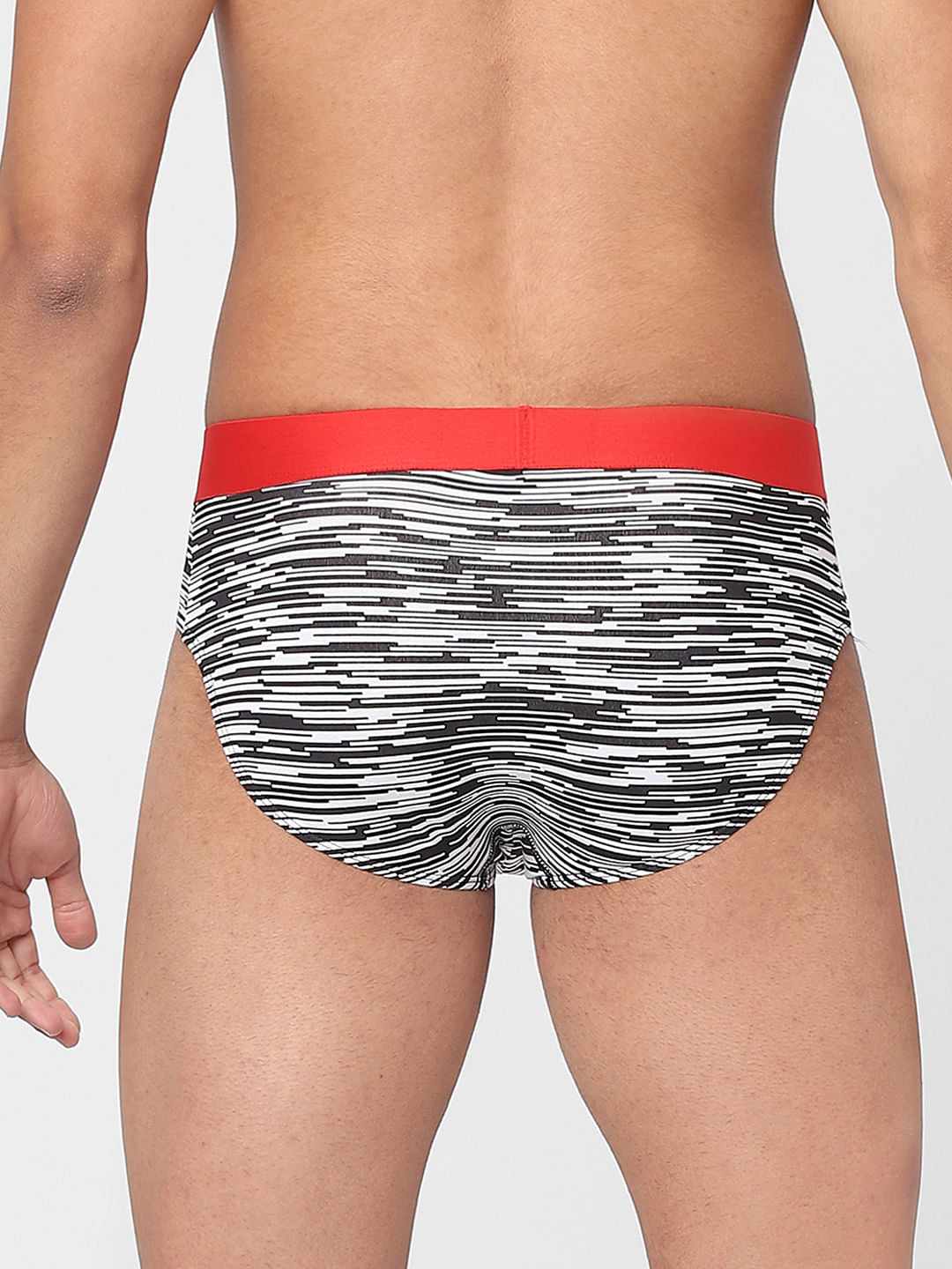 Black Printed Briefs