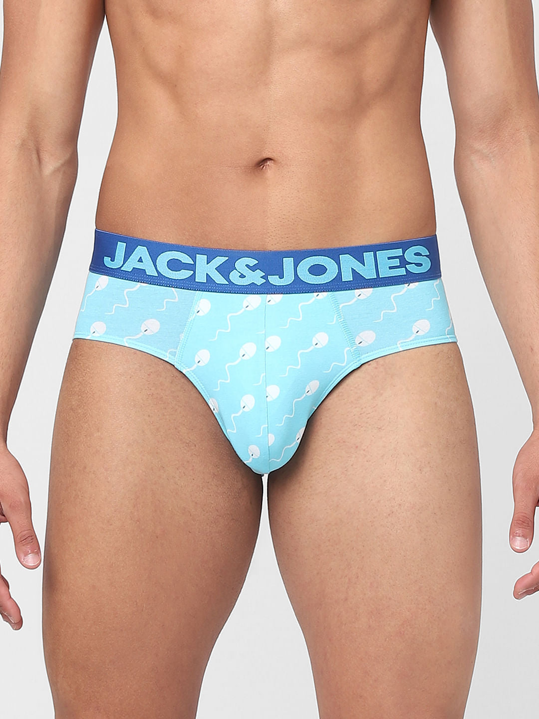 Blue Printed Briefs