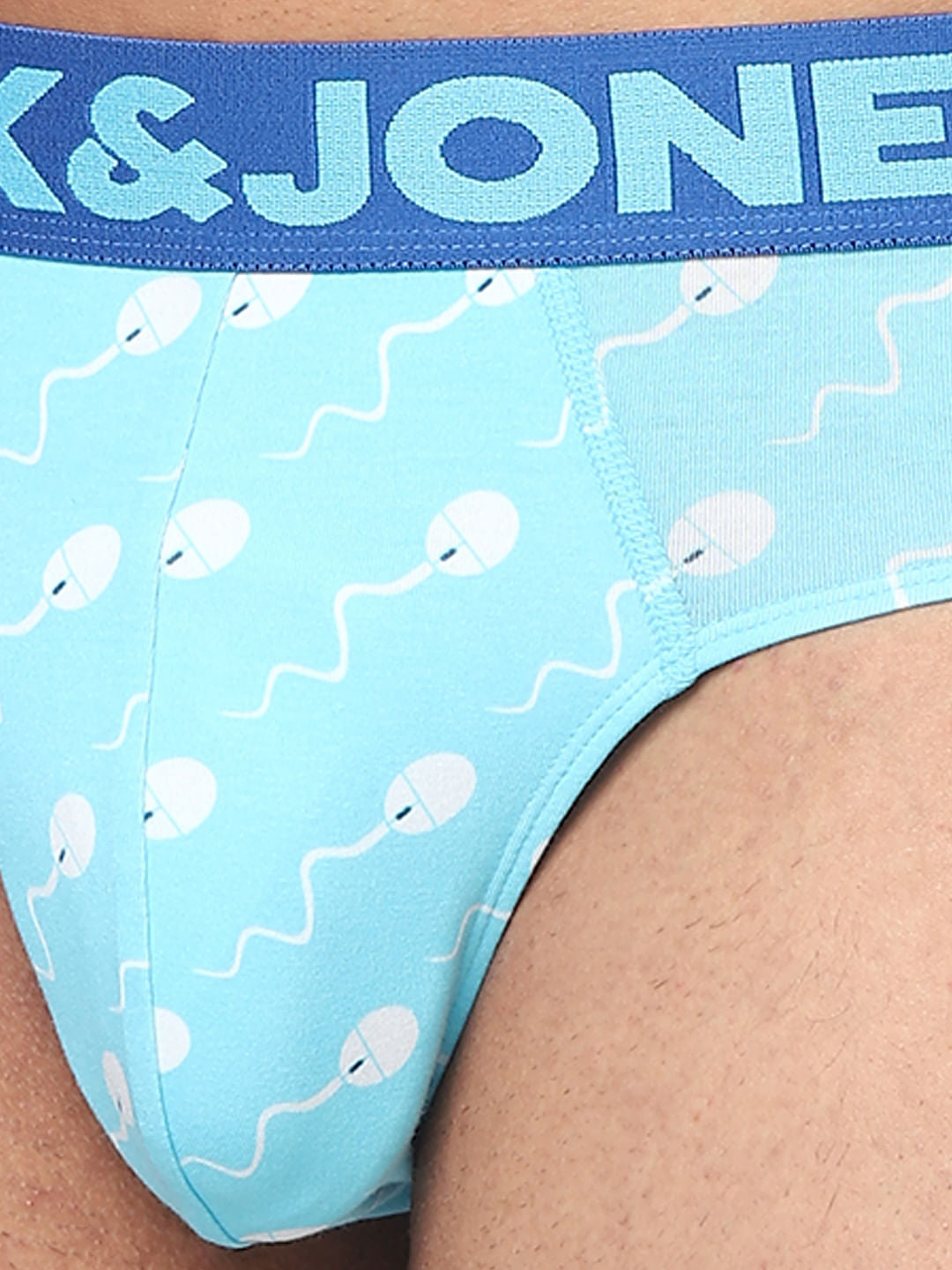 Blue Printed Briefs