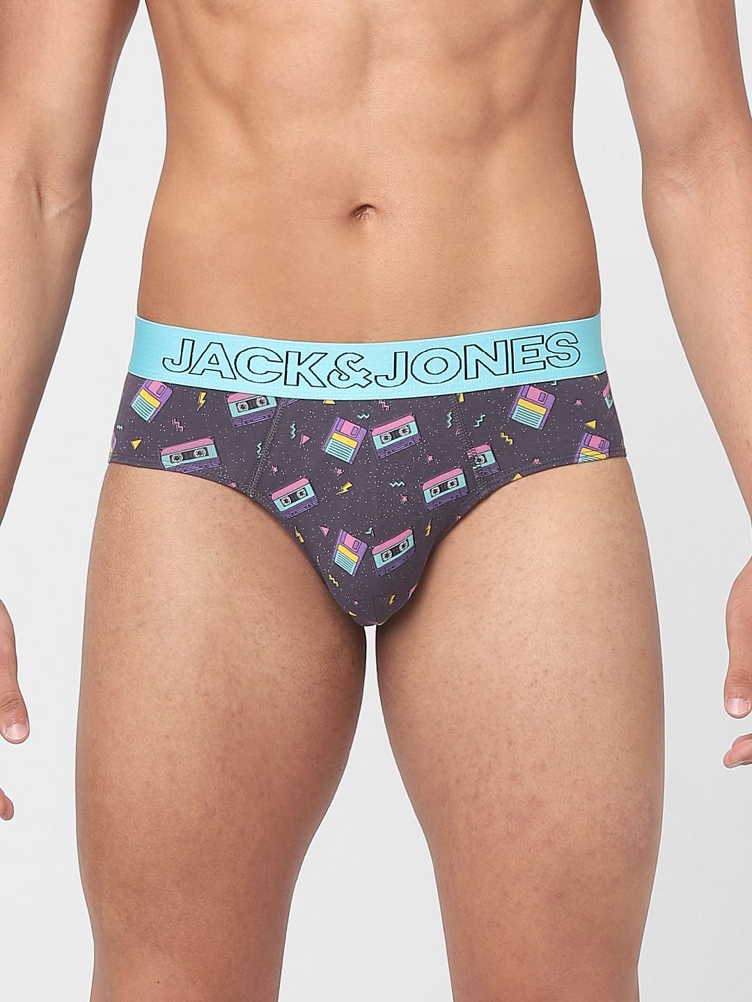 Pack Of 2 Graphic Print Briefs