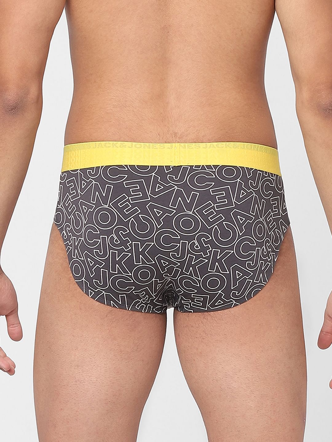 Grey Printed Briefs