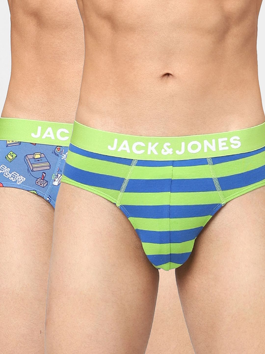 Pack Of 2 Printed Briefs - S