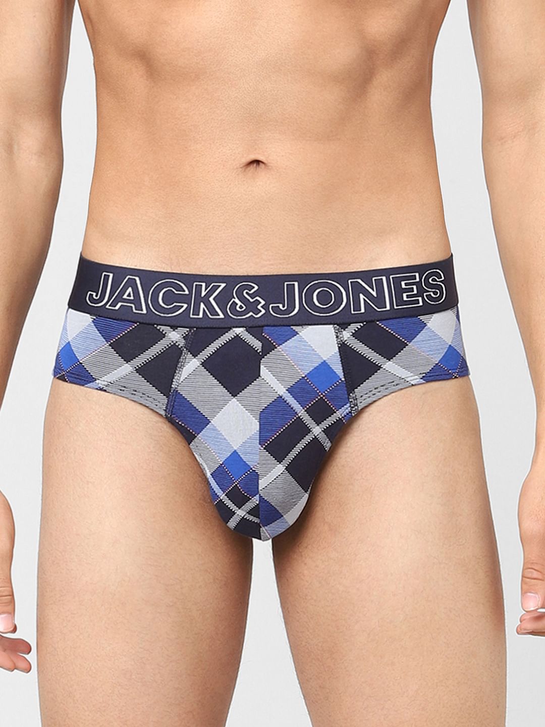 Blue Check Briefs