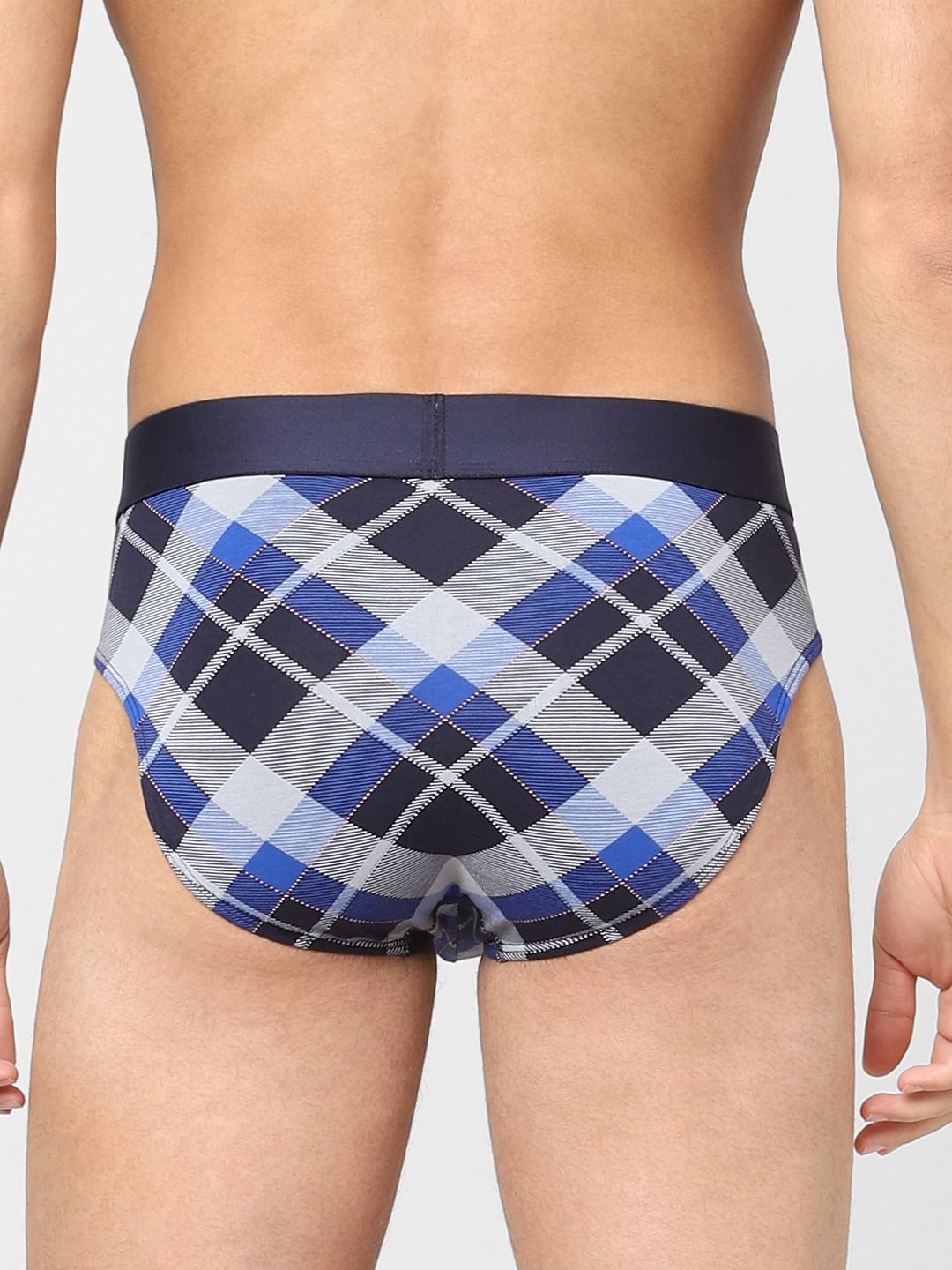 Blue Check Briefs