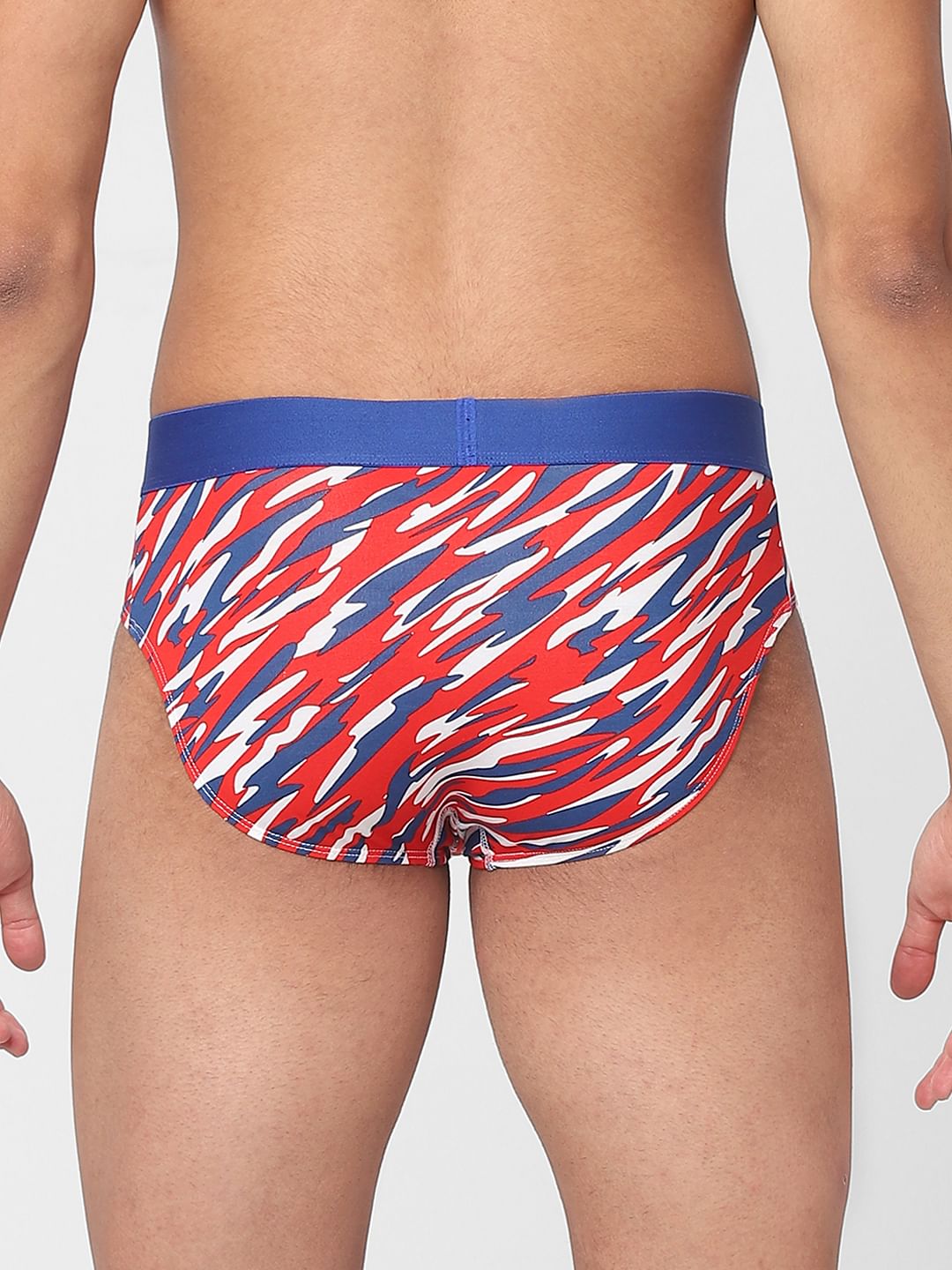 Pack Of 2 Abstract Print Briefs