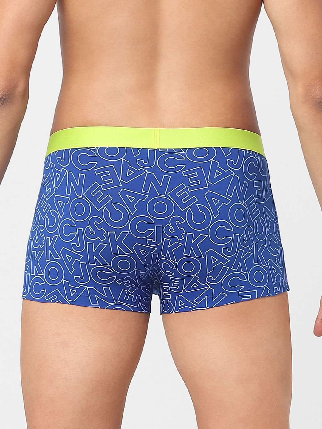 Blue Alphabet Print Trunks
