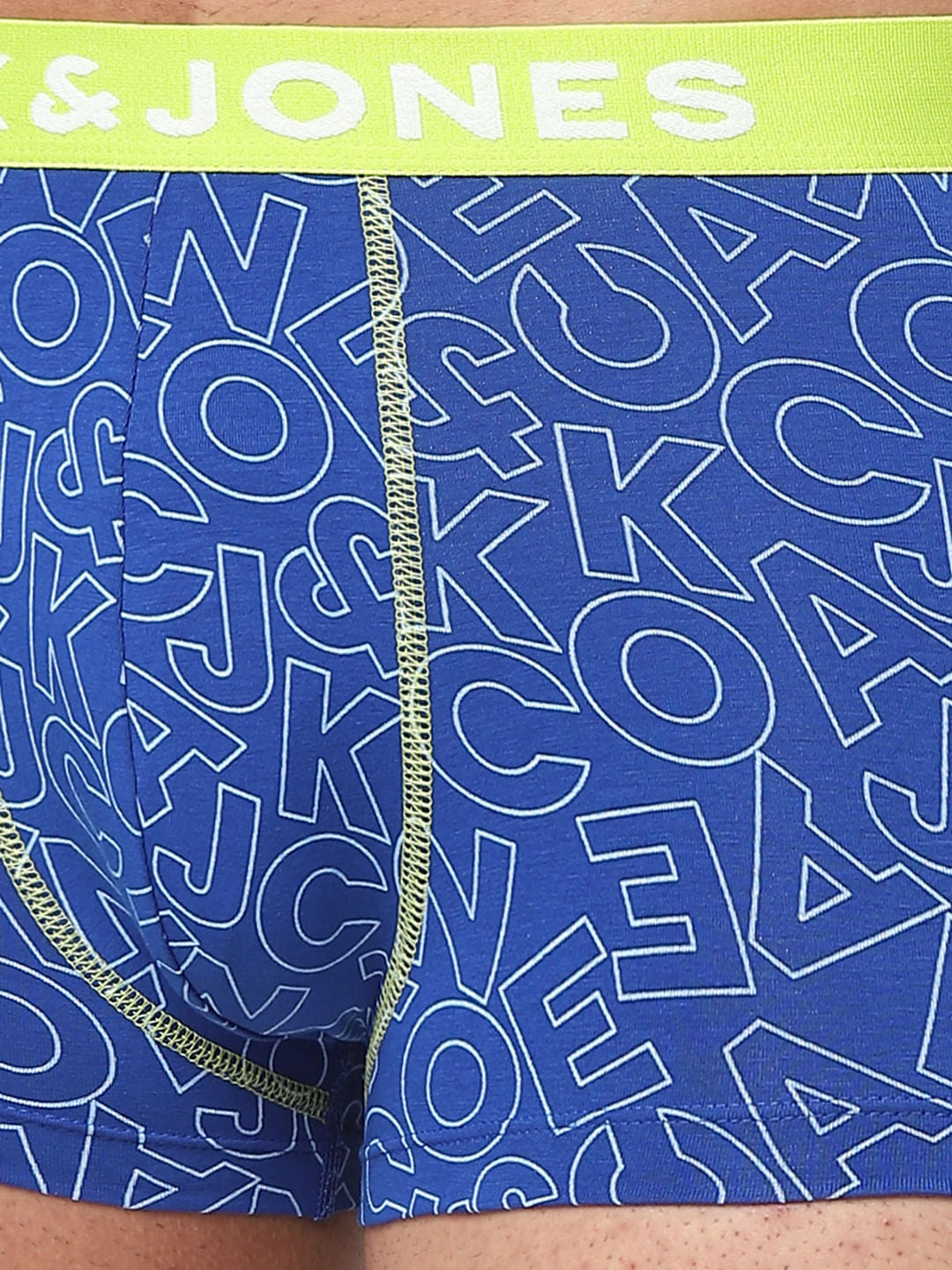 Blue Alphabet Print Trunks