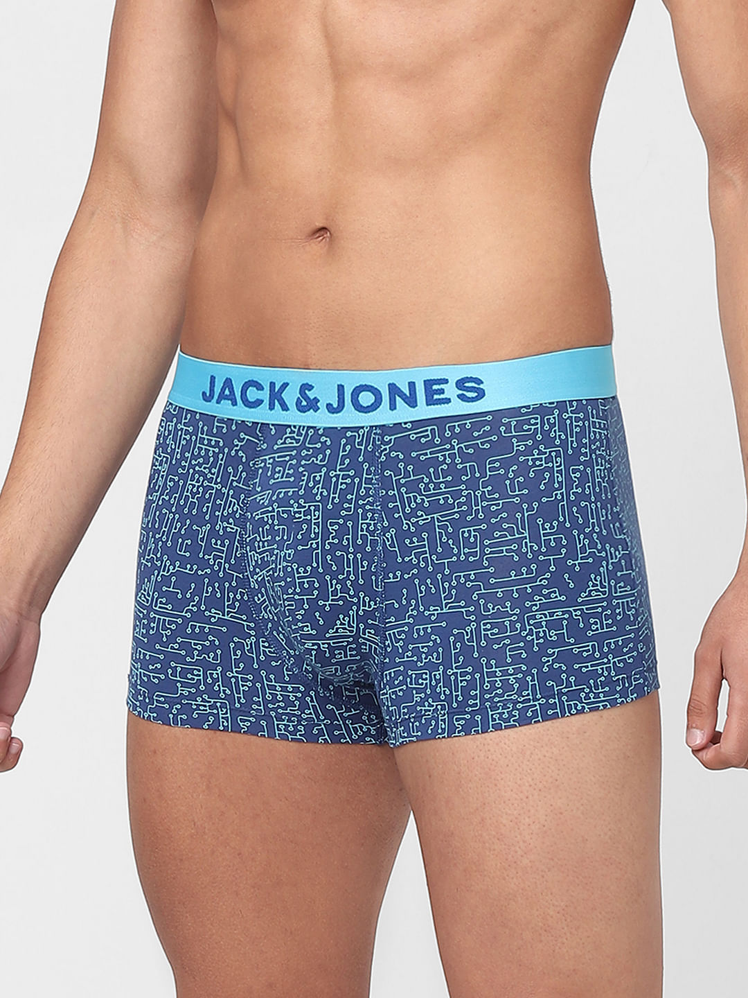 Blue Circuit Print Trunks