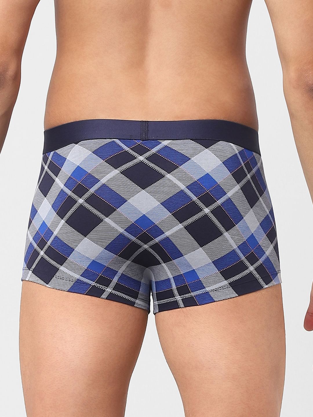Blue Check Trunks