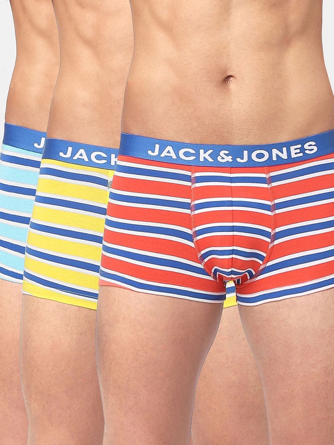 Pack Of 3 Striped Trunks - S