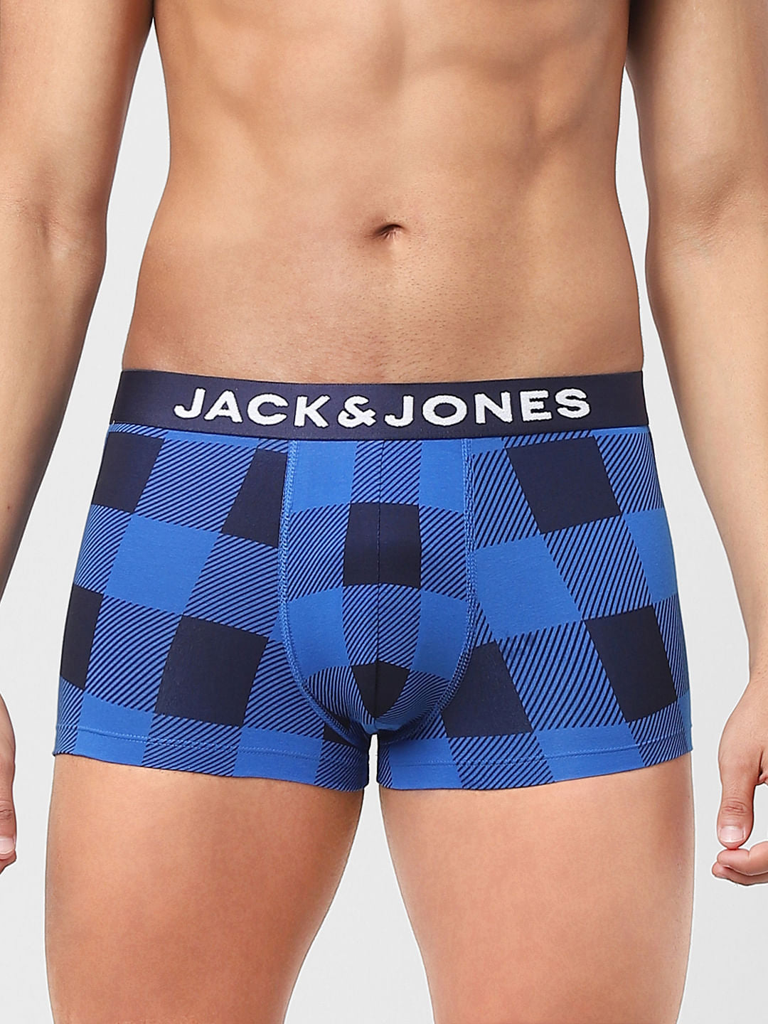 Blue Checks Trunks - S