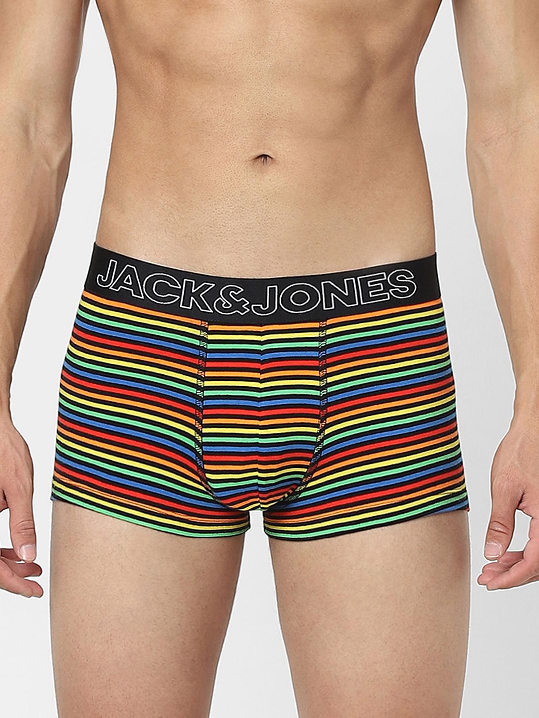 Multi-coloured Striped Trunks - S