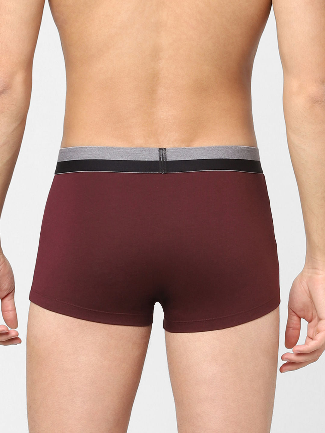 Pack Of 3 Black, Blue & Red Trunks