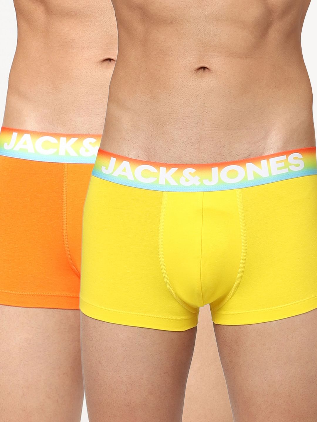 Pack Of 2 Yellow & Orange Trunks