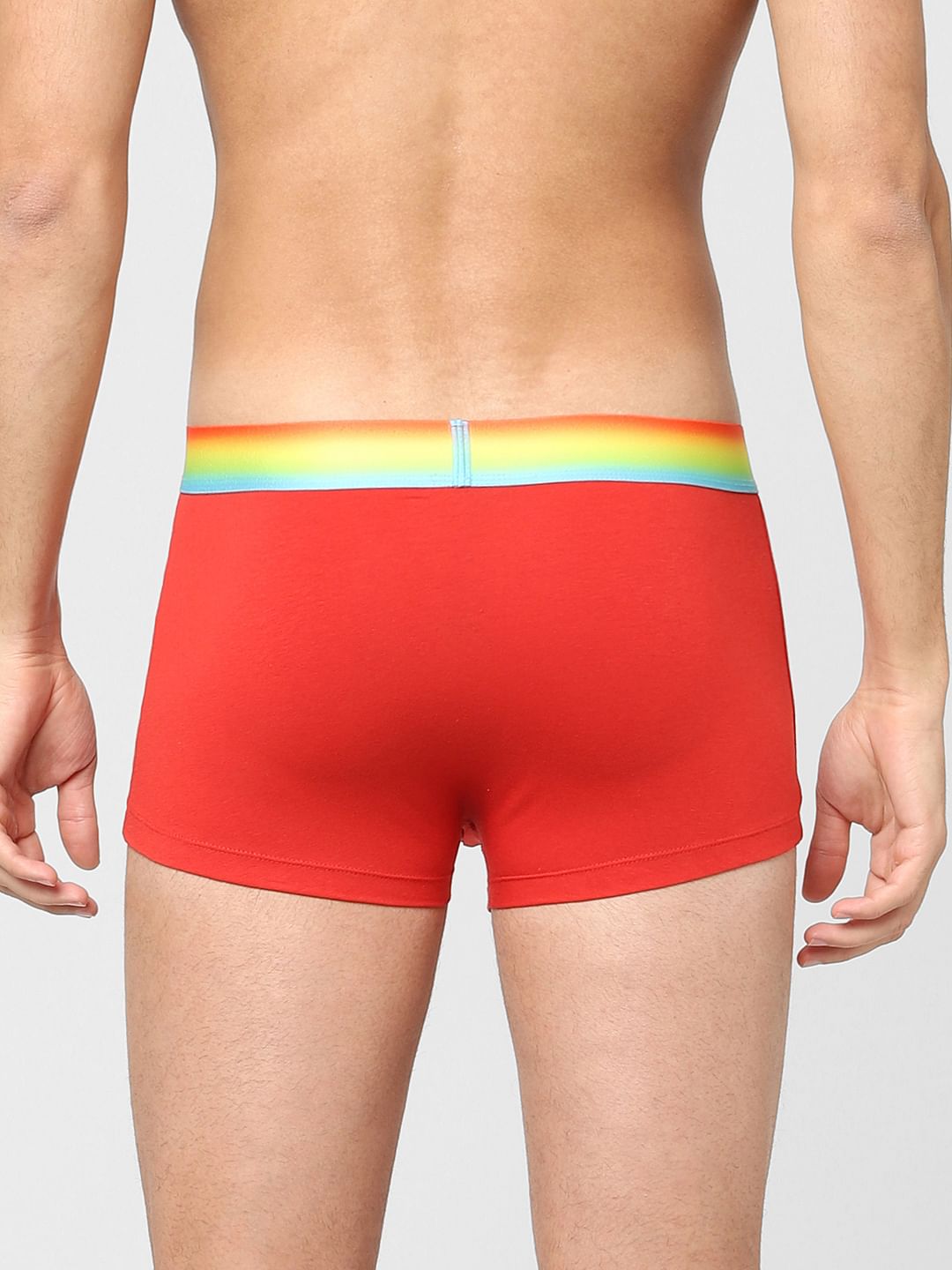 Pack Of 2 Blue & Red Trunks