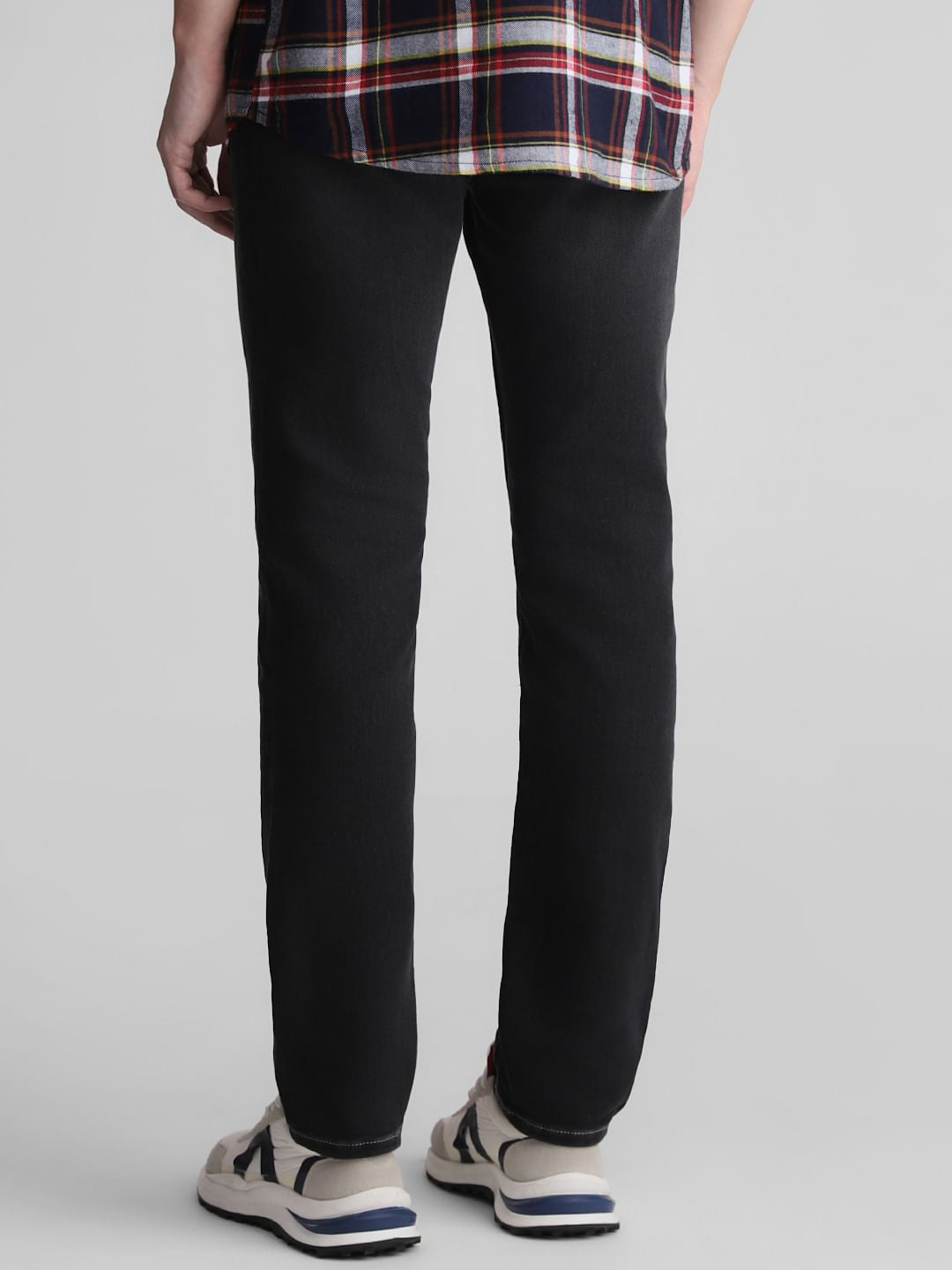 Grey Low Rise Washed Skinny Jeans