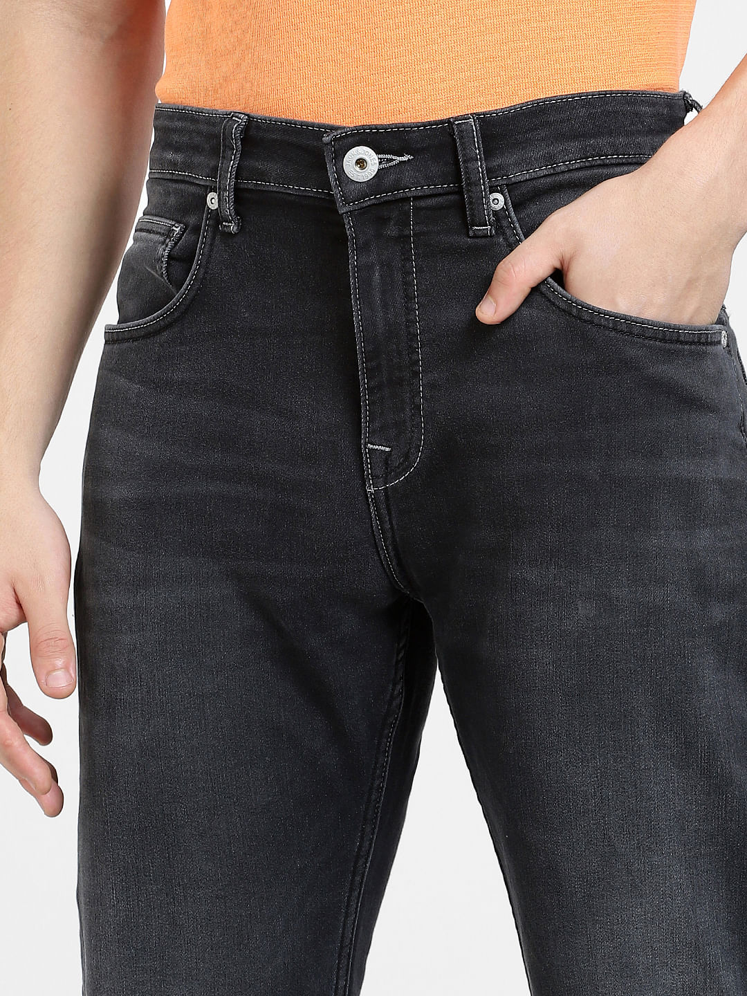 Dark Grey High Rise Ray Bootcut Jeans