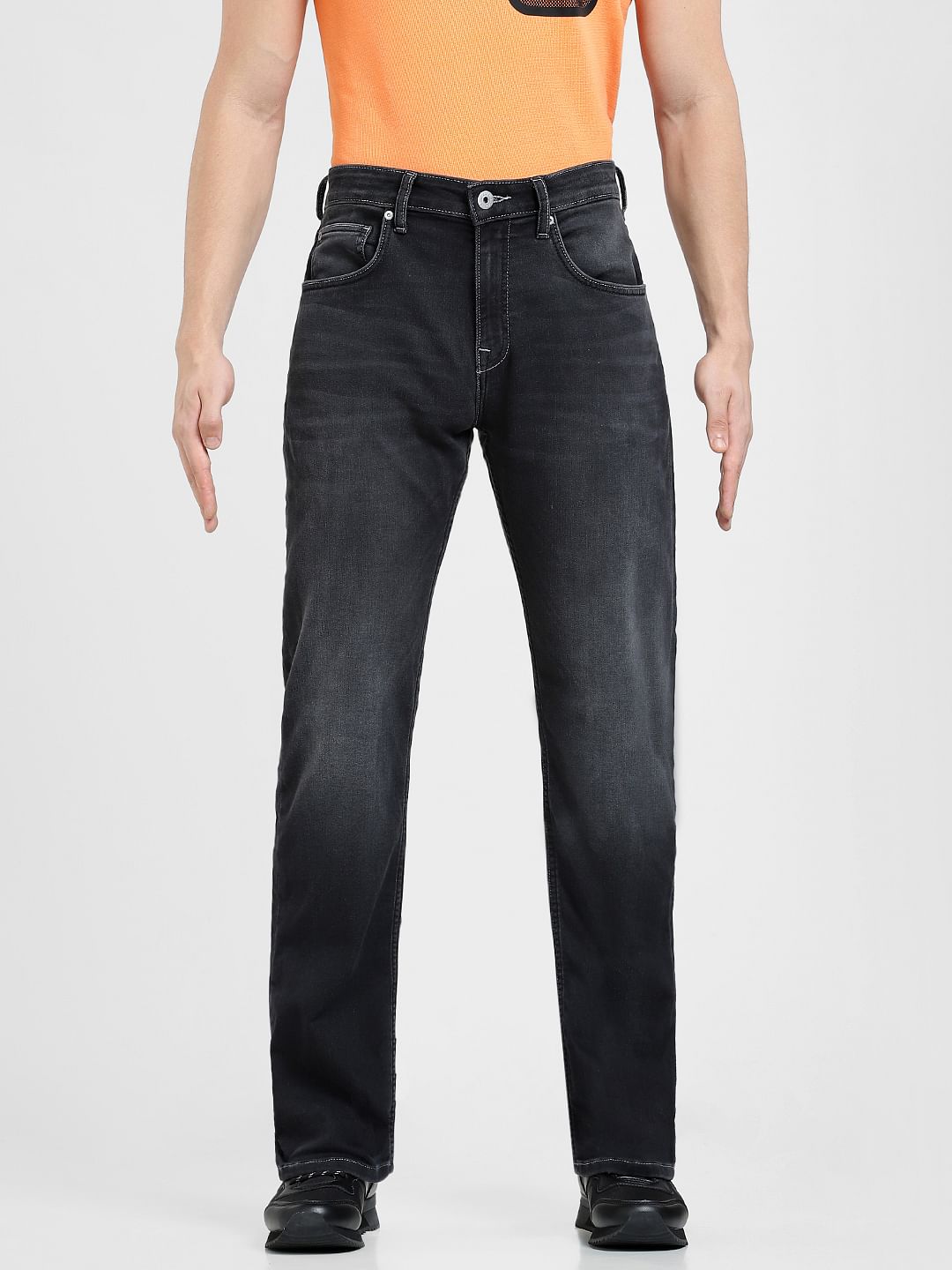 Dark Grey High Rise Ray Bootcut Jeans