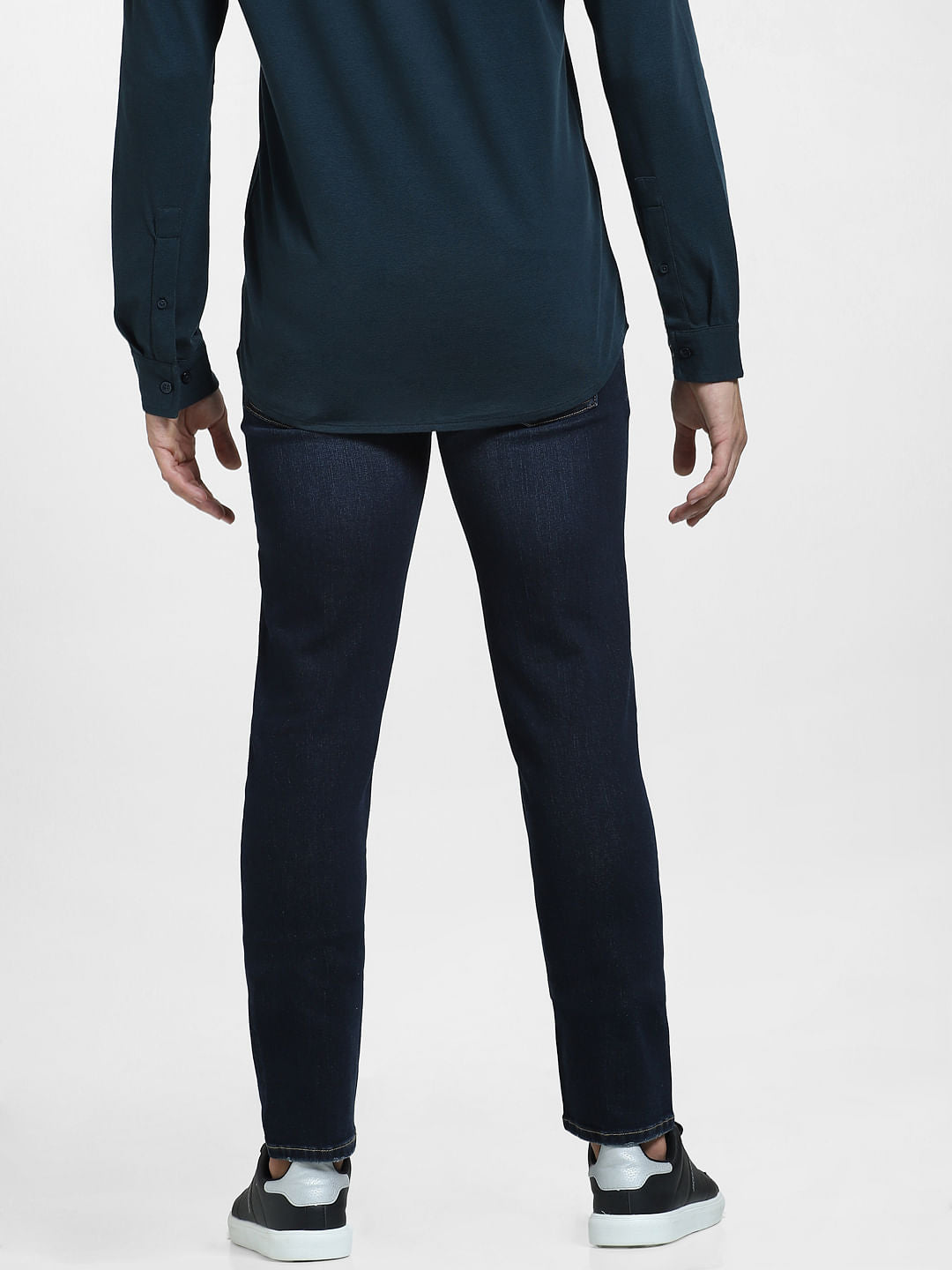 Dark Blue Low Rise Ben Skinny Fit Jeans