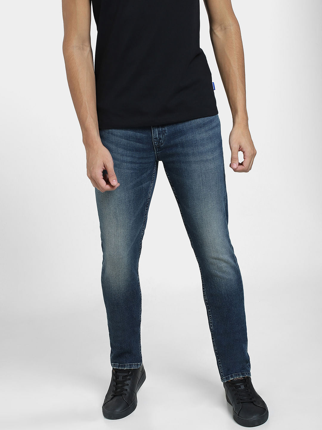 Blue Low Rise Ben Skinny Fit Jeans