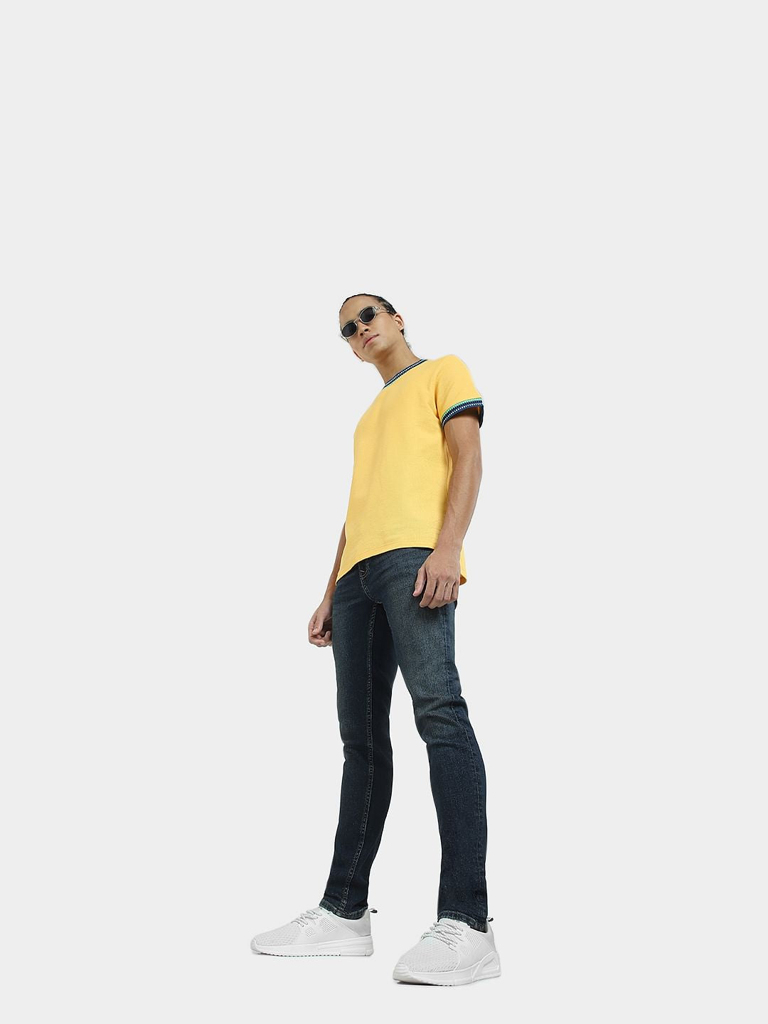 Dark Blue Low Rise Glenn Slim Fit Jeans - 28/30