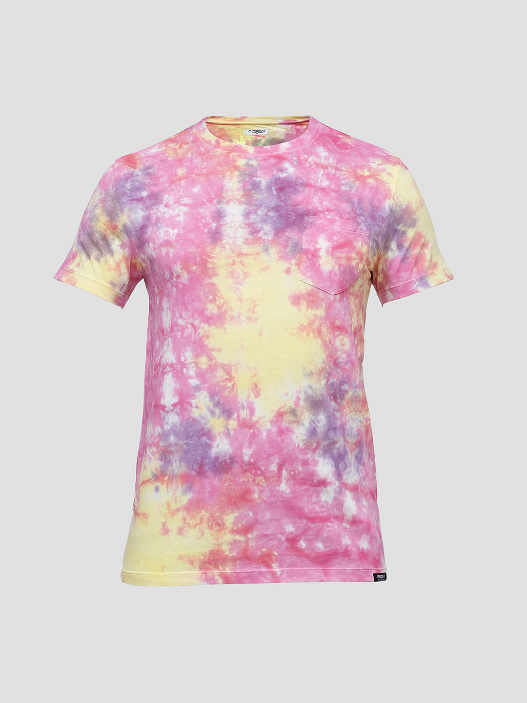 PRODUKT by JACK&JONES Pink Tie-Dye Print T-shirt