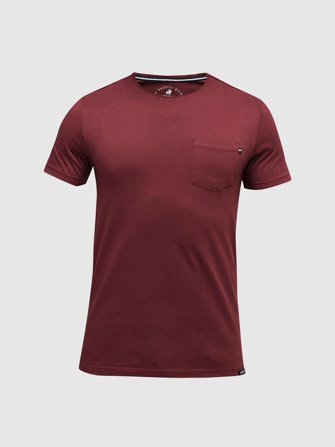 PRODUKT by JACK&JONES Red Chest Pocket Crew Neck T-shirt