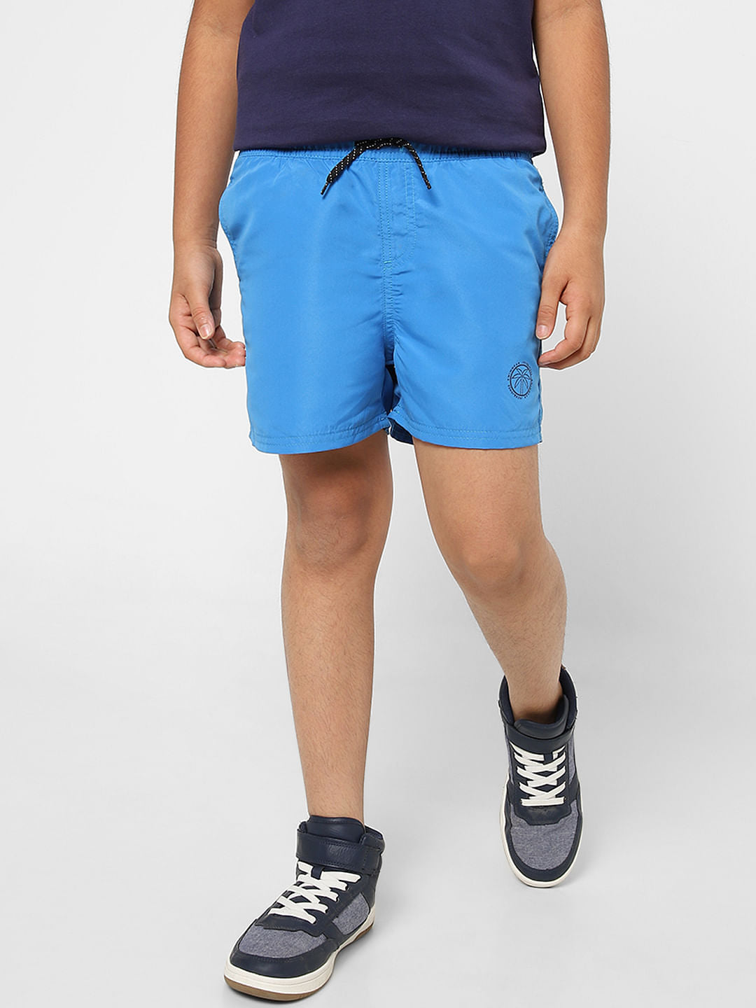 BOYS Blue Low Rise Swimshorts
