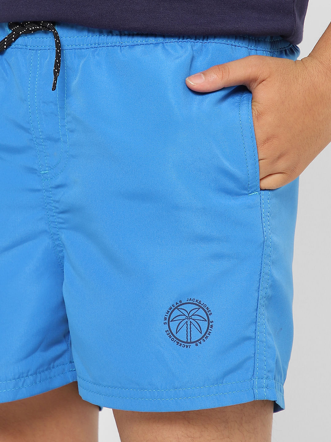 BOYS Blue Low Rise Swimshorts