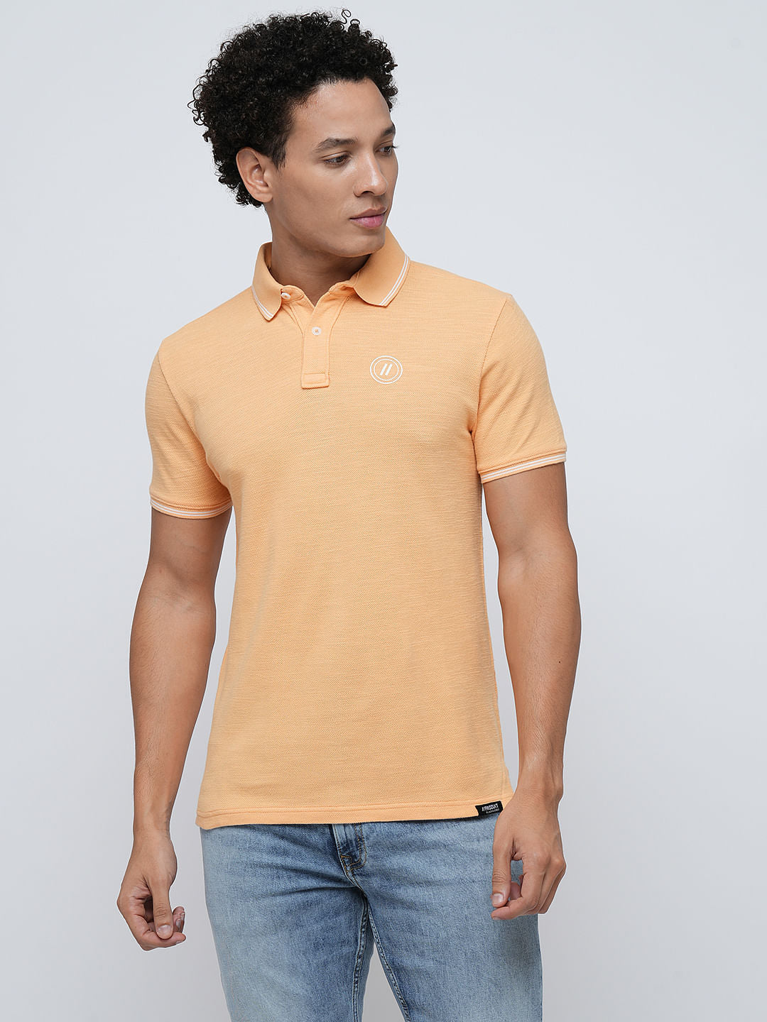 PRODUKT by JACK&JONES Orange Cotton Polo