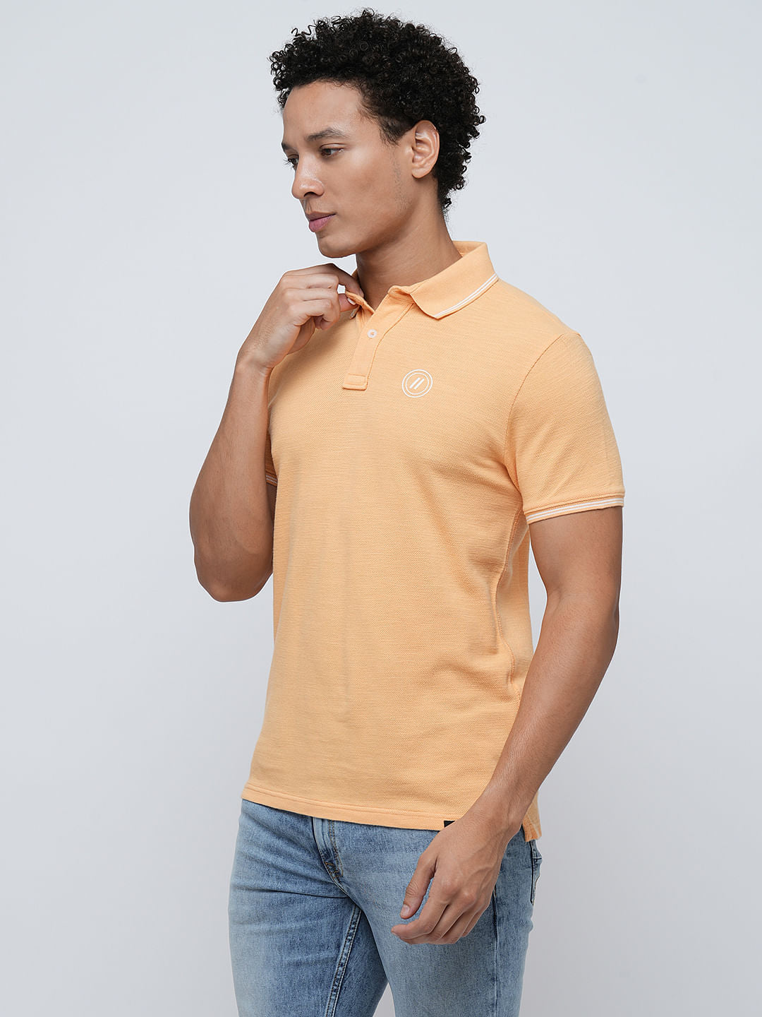 PRODUKT by JACK&JONES Orange Cotton Polo