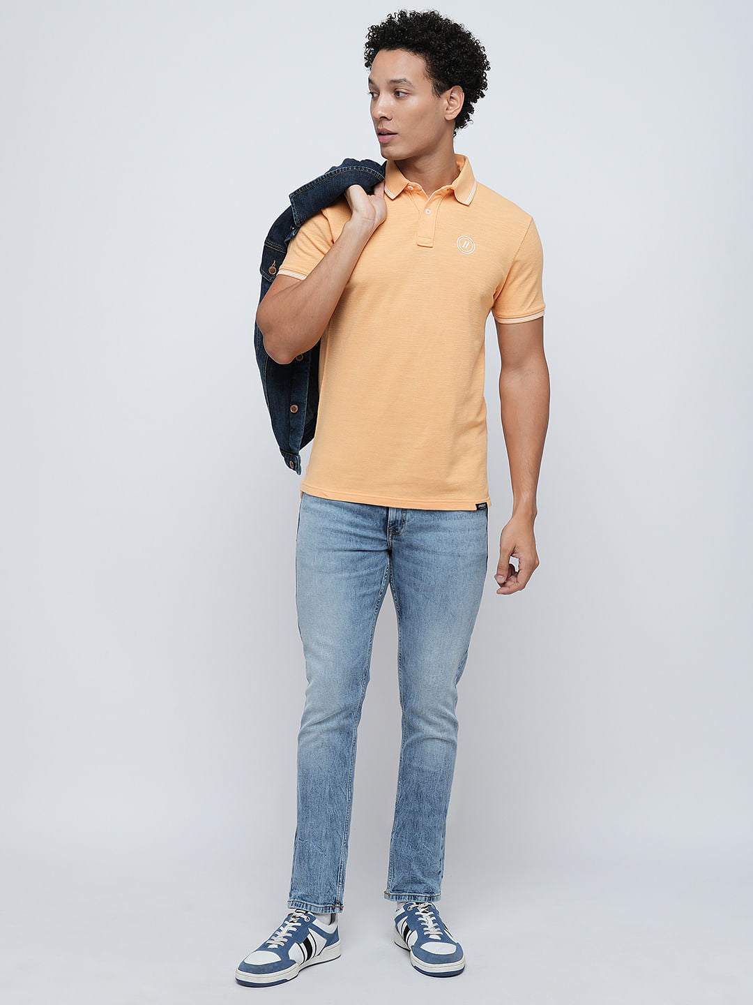 PRODUKT by JACK&JONES Orange Cotton Polo