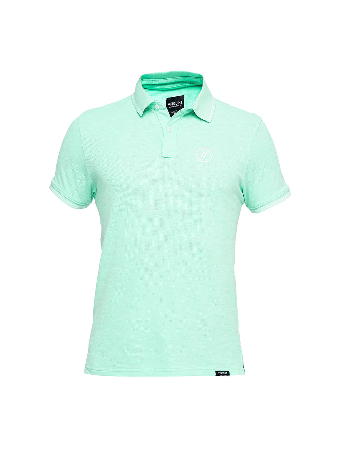 PRODUKT by JACK&JONES Light Green Cotton Polo