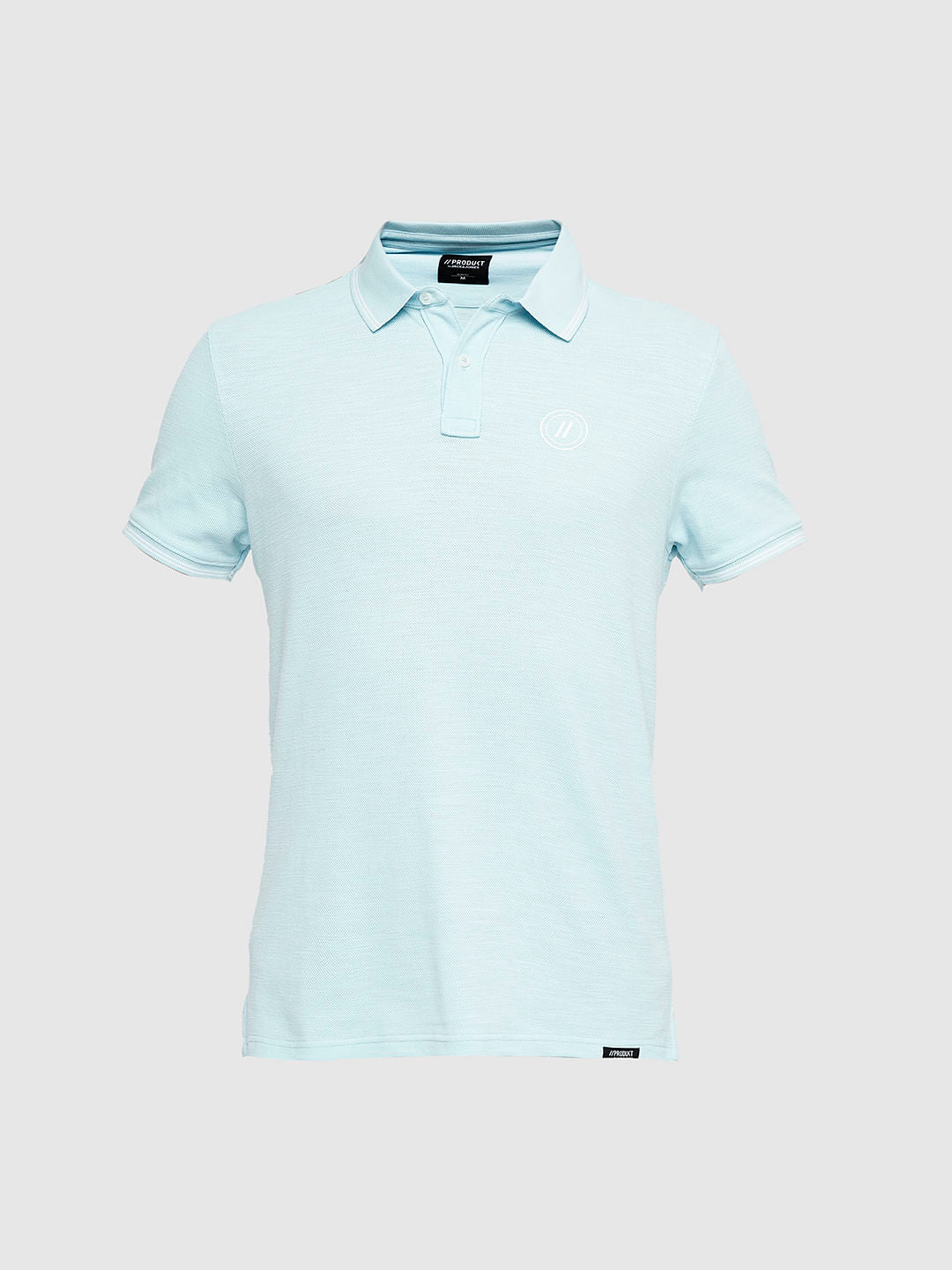 PRODUKT by JACK&JONES Light Blue Cotton Polo