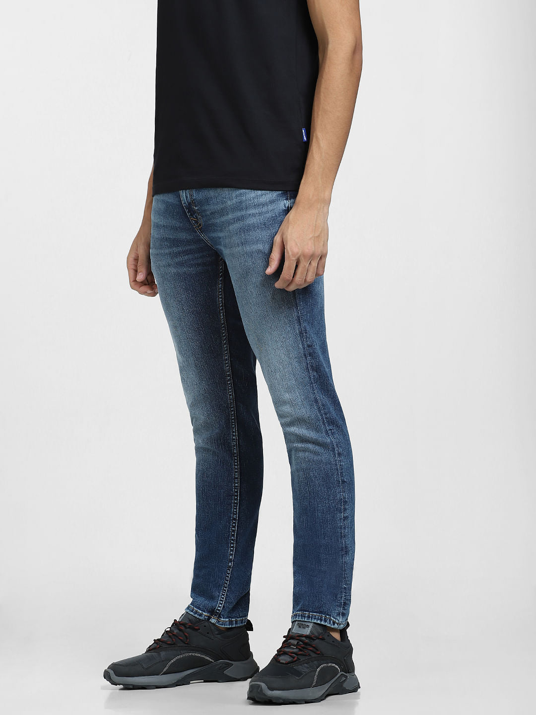 Blue Low Rise Ben Skinny Jeans