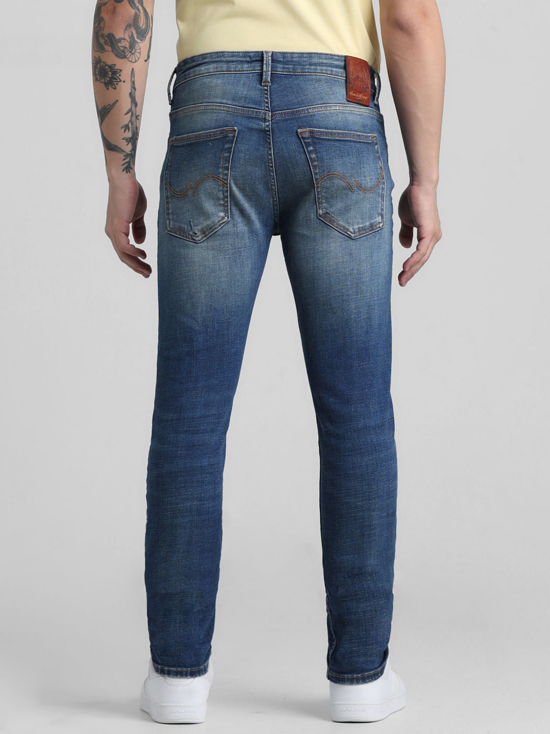 Dark Blue Low Rise Ben Skinny Jeans