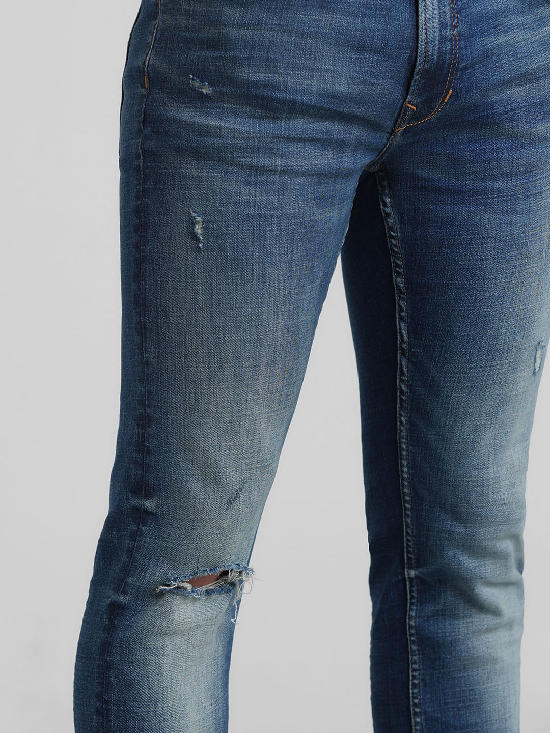 Dark Blue Low Rise Ben Skinny Jeans