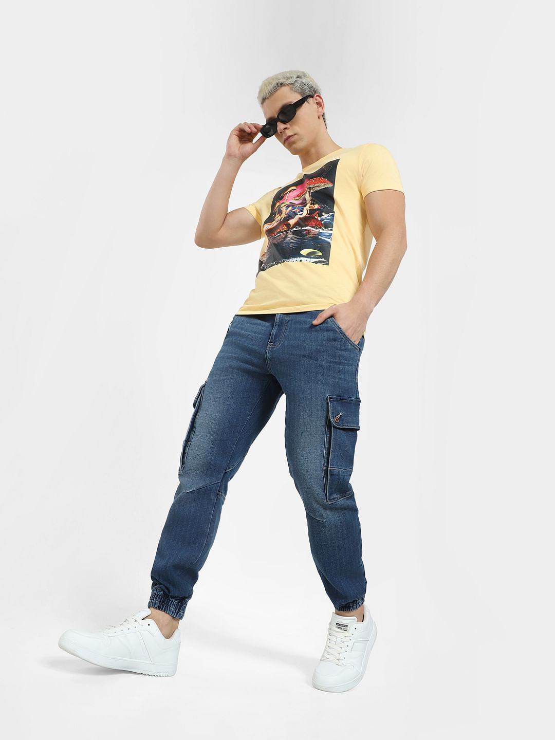 Dark Blue Low Rise Paul Anti Fit Jeans - 31/30