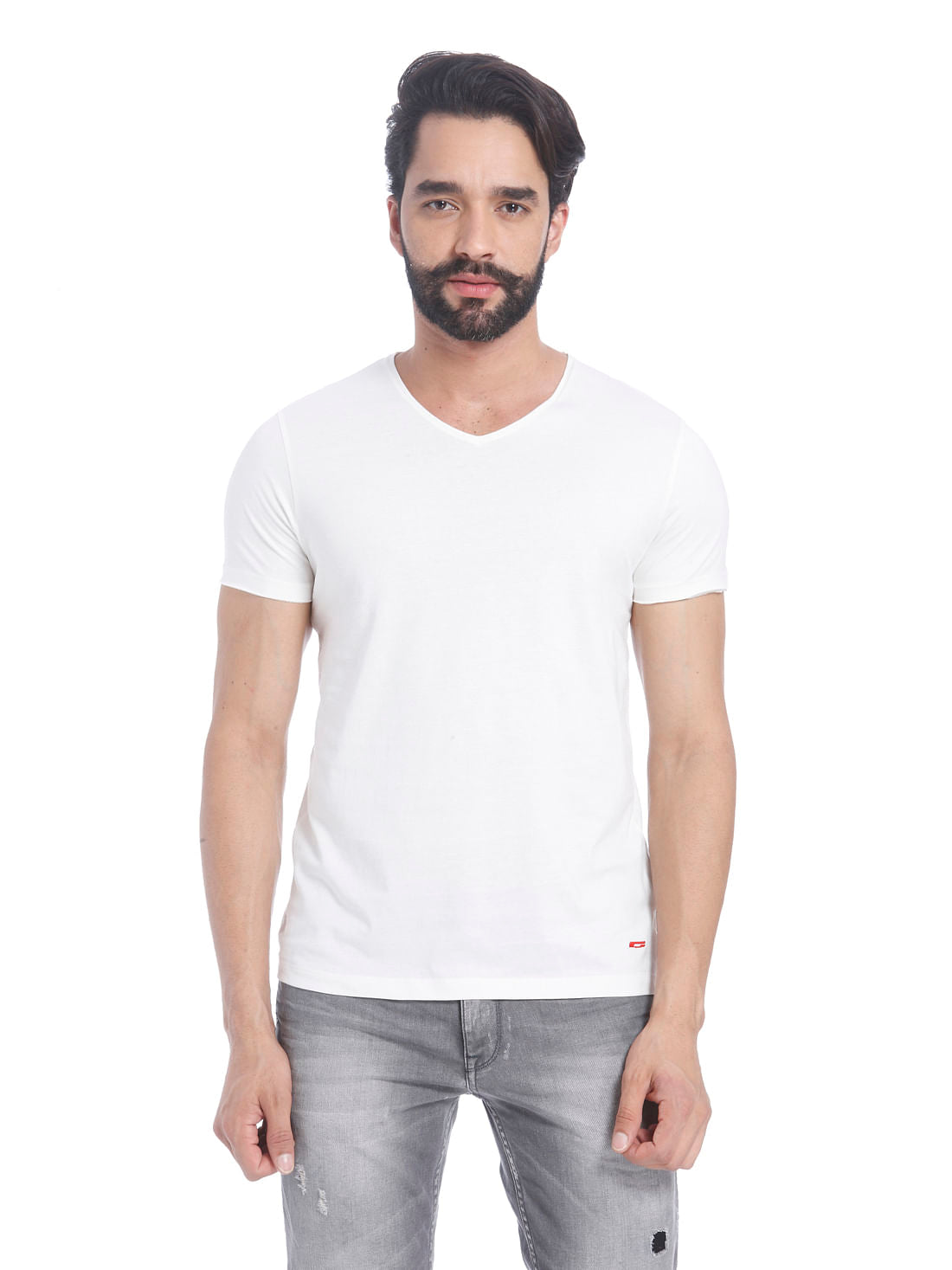 Solid Casual T-Shirt - S
