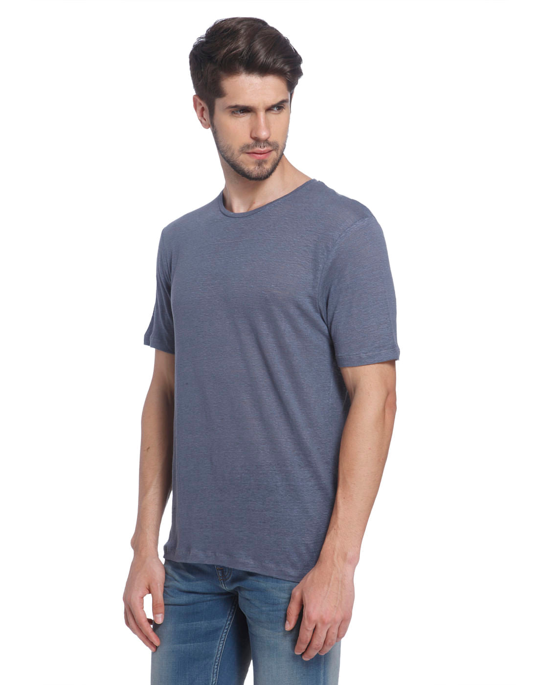 Solid Linen T-Shirt