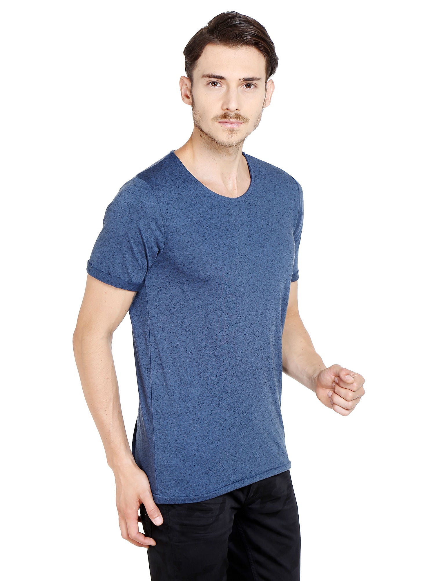 Blue Crew Neck T-Shirt
