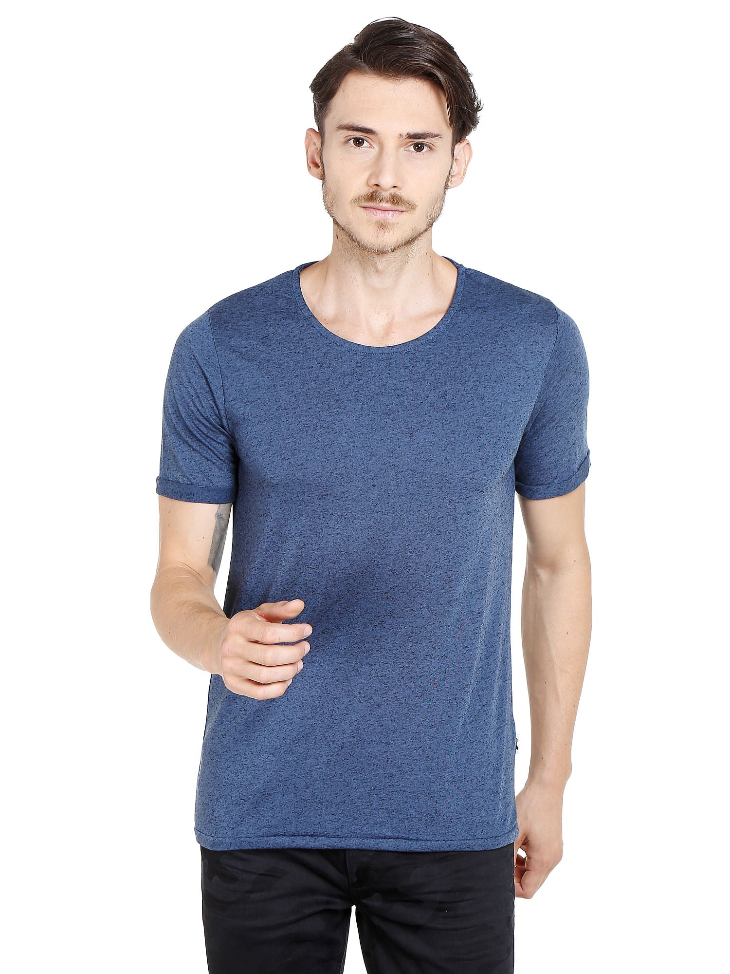 Blue Crew Neck T-Shirt