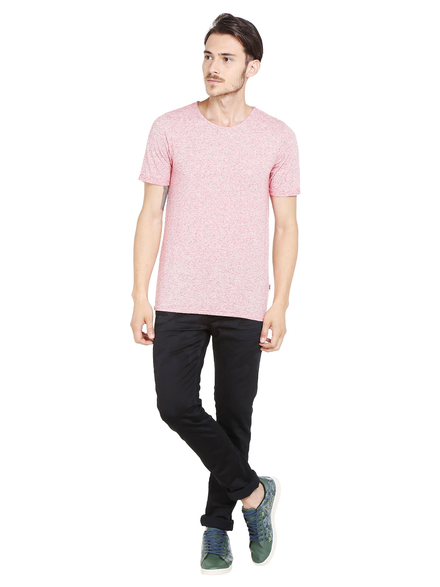 Red Crew Neck T-Shirt