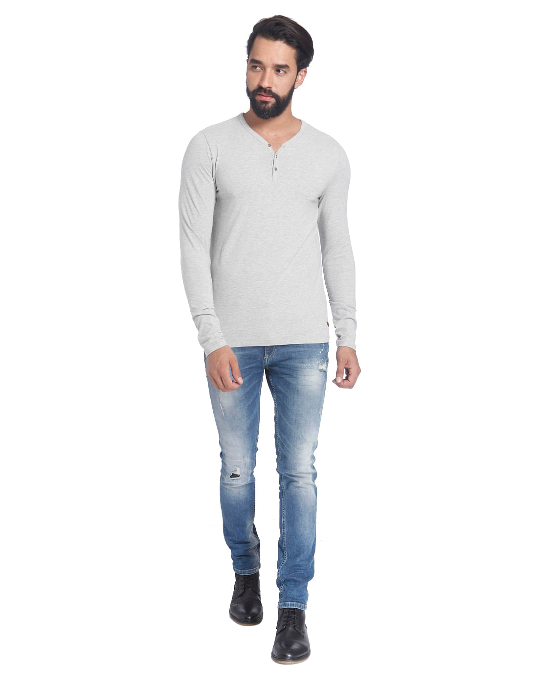Solid Casual T-Shirt