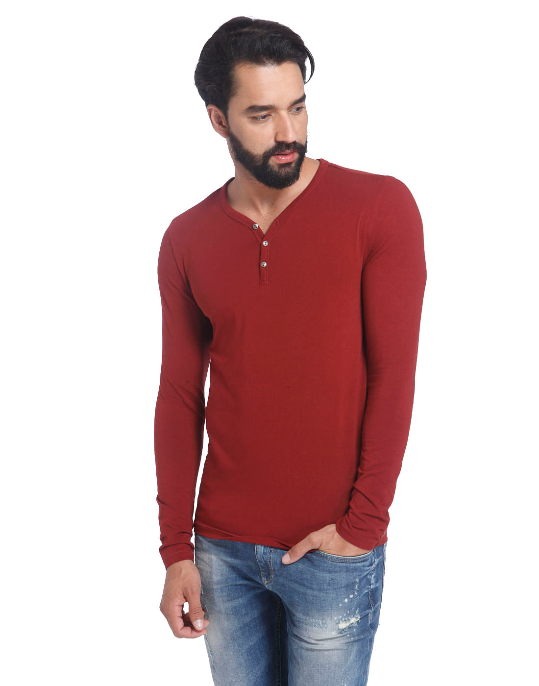 Solid Casual T-Shirt