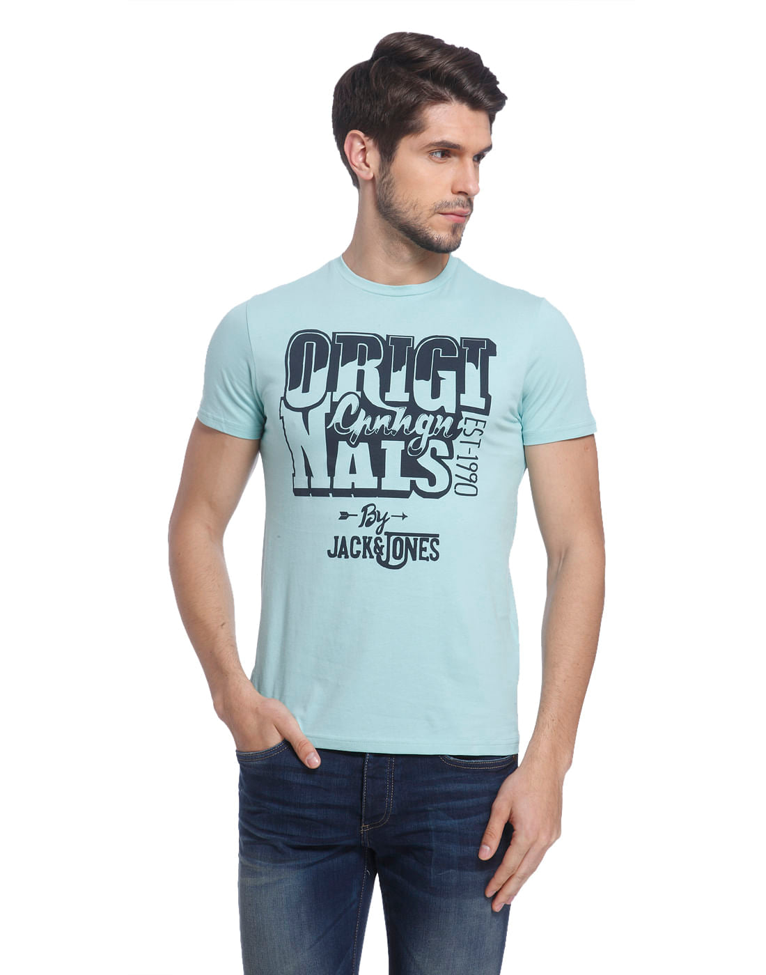Graphic Print Casual T-Shirt - S