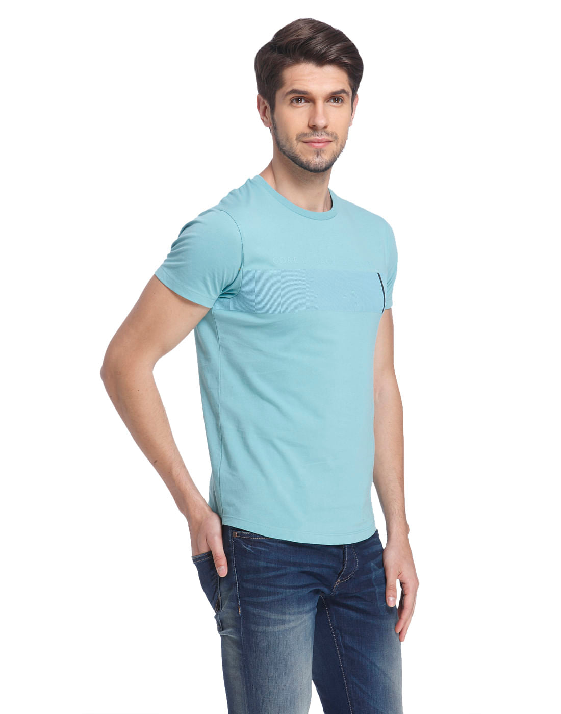 Solid Casual T-Shirt